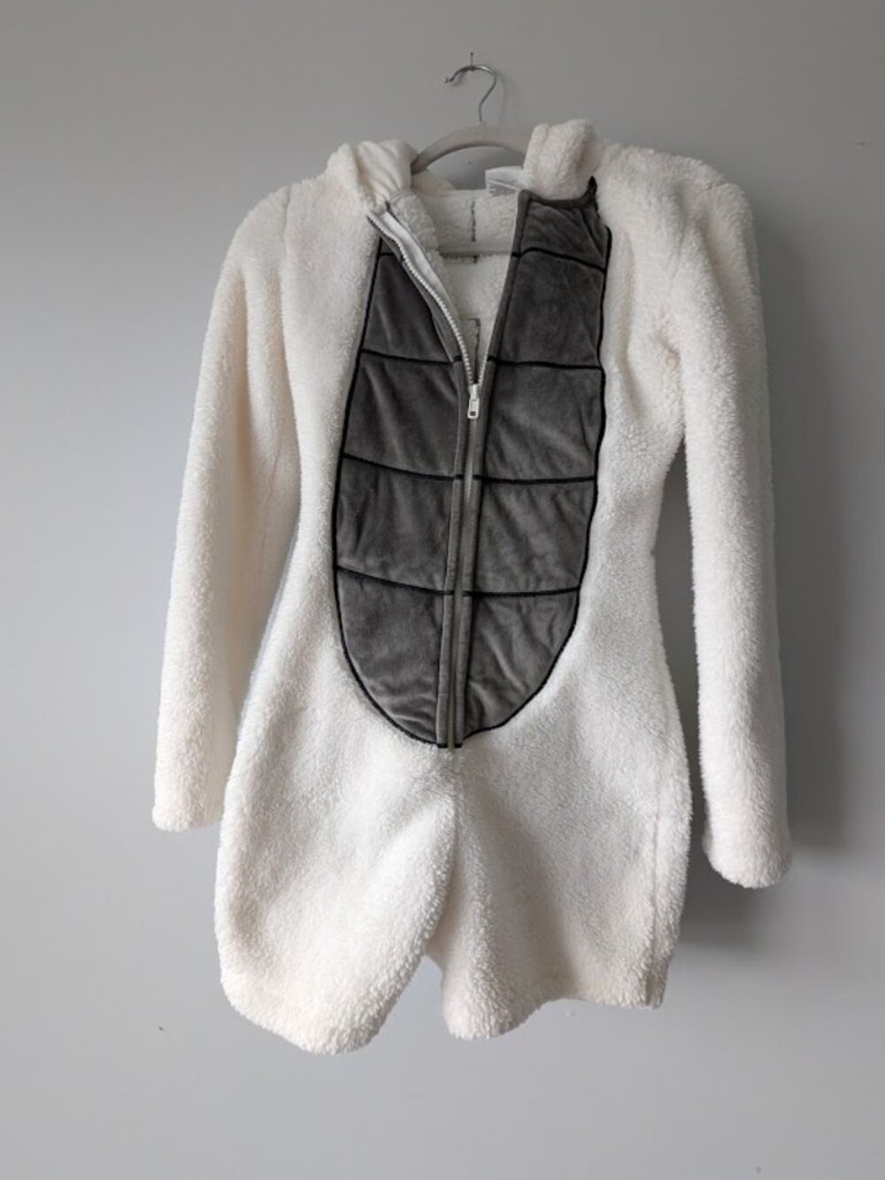 Avatar The Last Airbender Appa Hooded Zip Up Cosplay Costume Jumper Adult XS